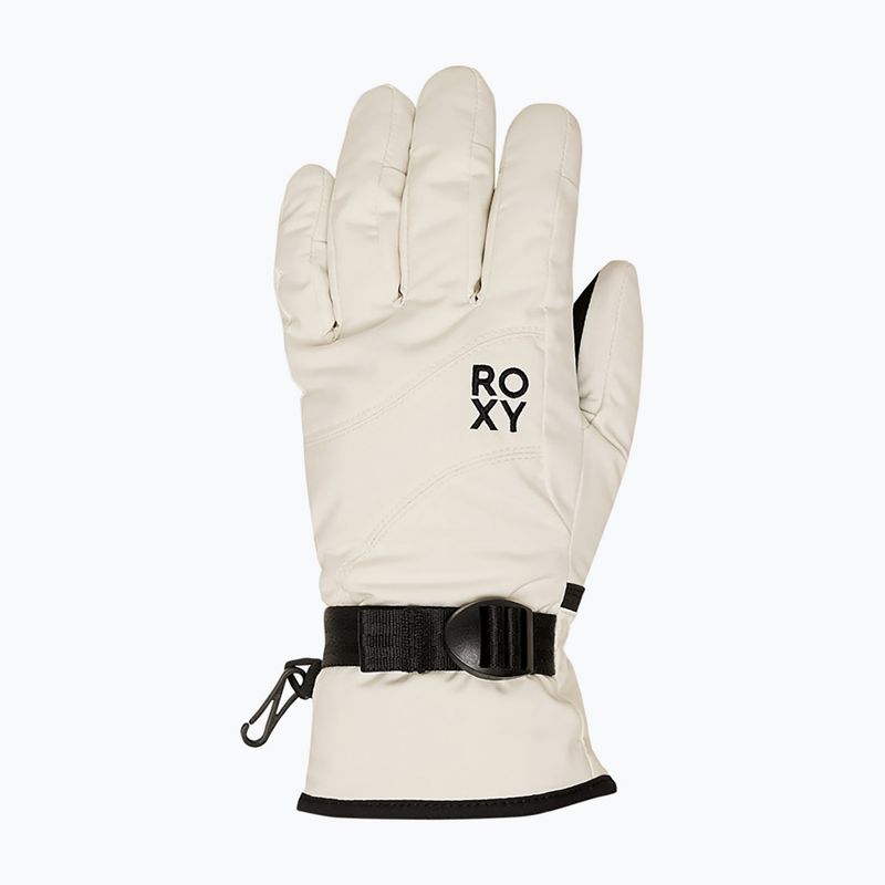 Moteriškos snieglenčių pirštinės Roxy Jetty Solid whisper white 2