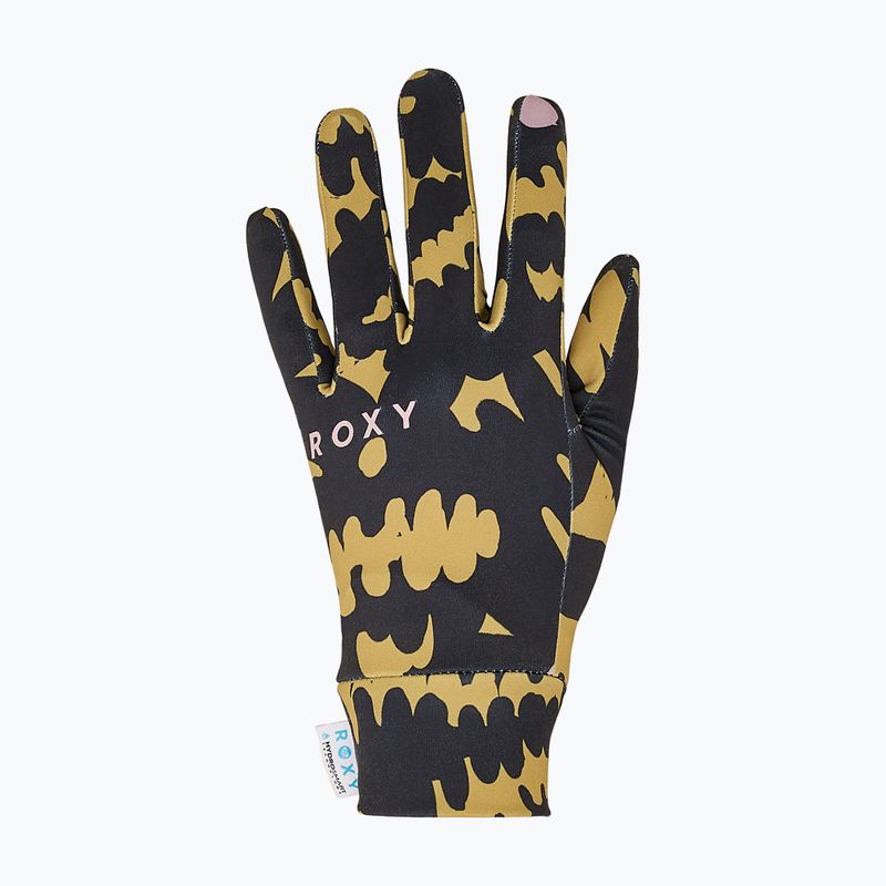 Moteriškos snieglenčių pirštinės Roxy Hydrosmart Liner fennel seed/big flower 2