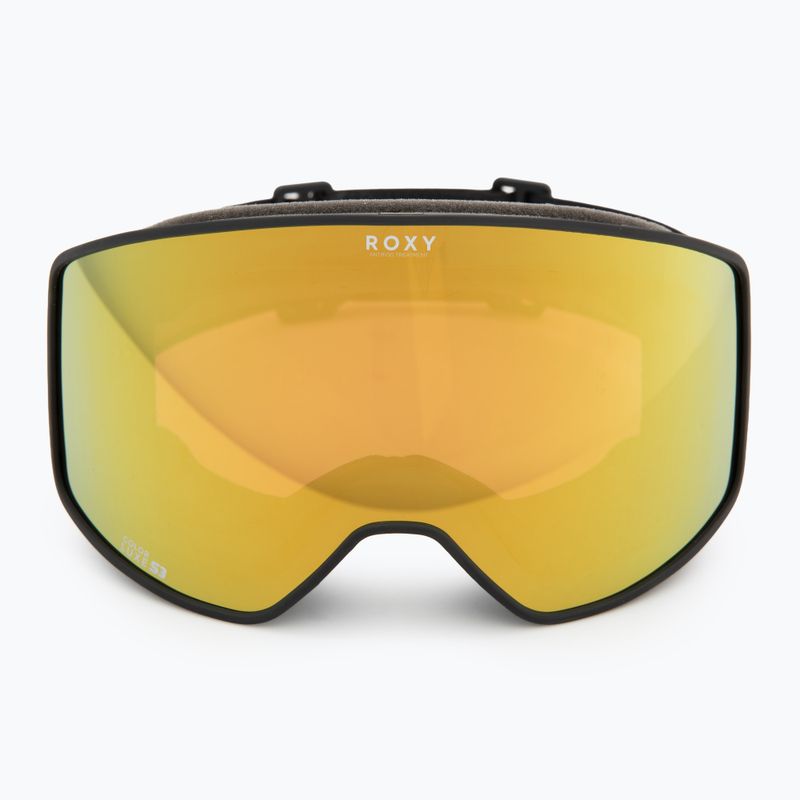 Moteriški snieglenčių akiniai ROXY Storm W black/clux ml pink gold 2