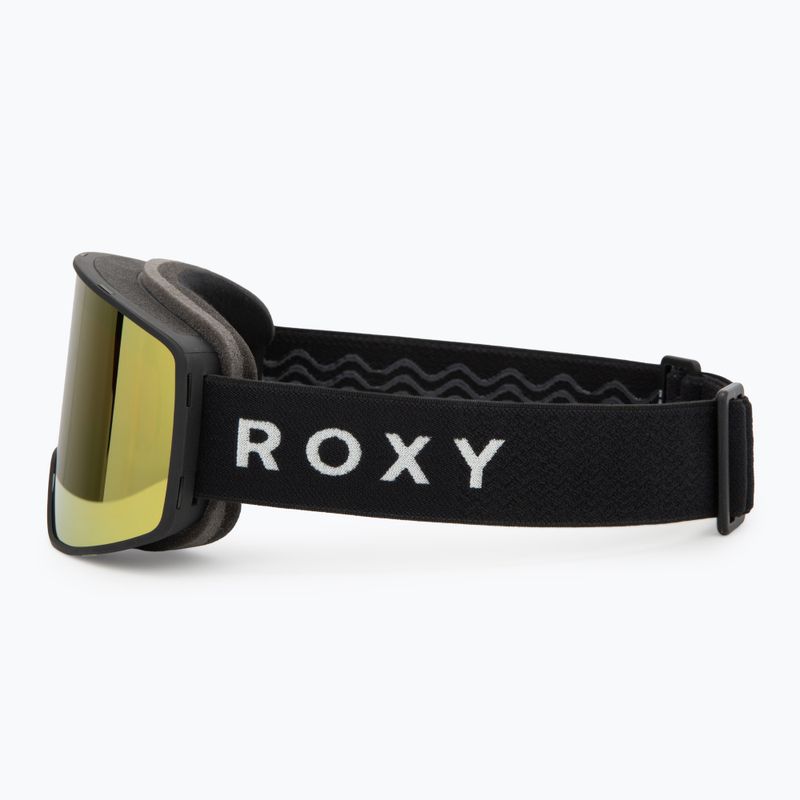 Moteriški snieglenčių akiniai ROXY Storm W black/clux ml pink gold 4