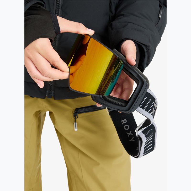 Moteriški snieglenčių akiniai ROXY Storm MG black/clux ml infrared 7