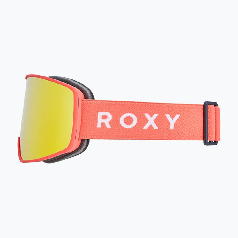 Moteriški snieglenčių akiniai ROXY Storm W coral chic/clux ml orange 4