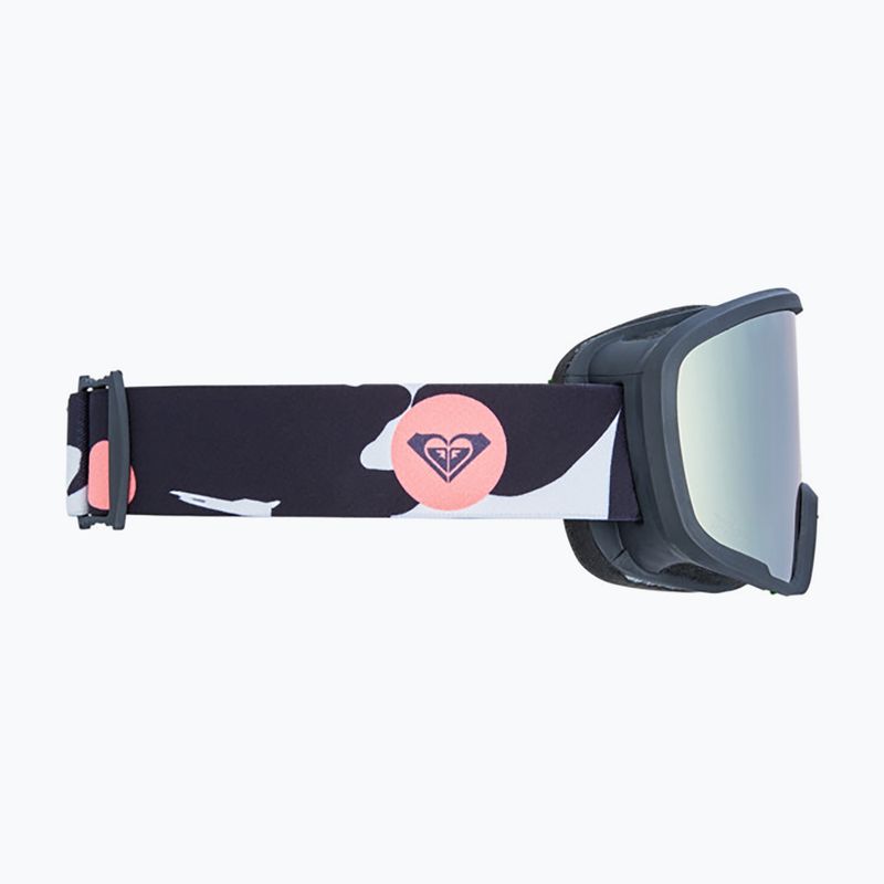 Vaikiški snieglenčių akiniai ROXY Missy big flowers/clux ml orange 7