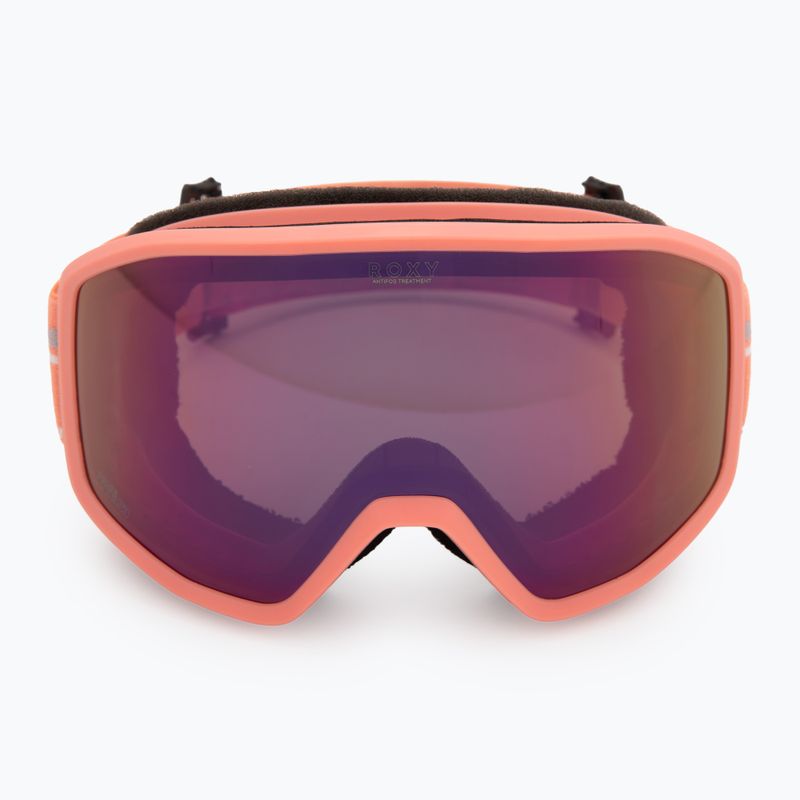 Moteriški snieglenčių akiniai ROXY Izzy coral chic/clux ml l purple 2