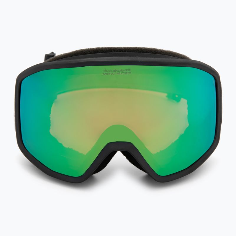 Vyriški snieglenčių akiniai Quiksilver Harper black/clux ml green 2