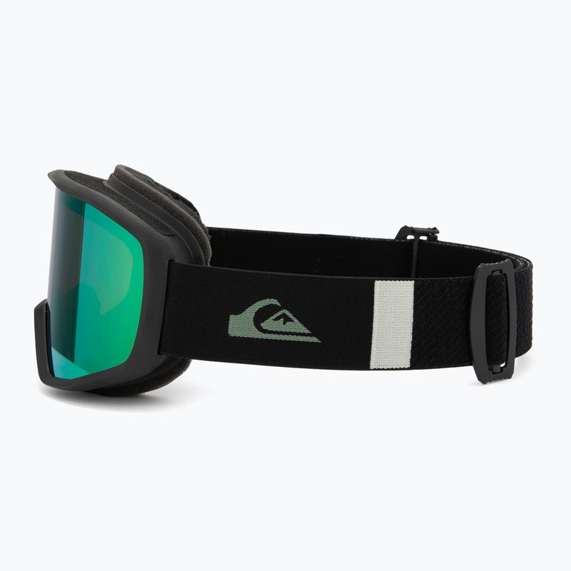 Vyriški snieglenčių akiniai Quiksilver Harper black/clux ml green 4