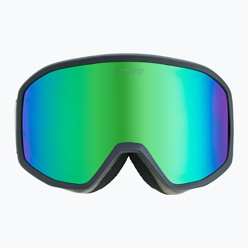 Vyriški snieglenčių akiniai Quiksilver Harper black/clux ml green 2