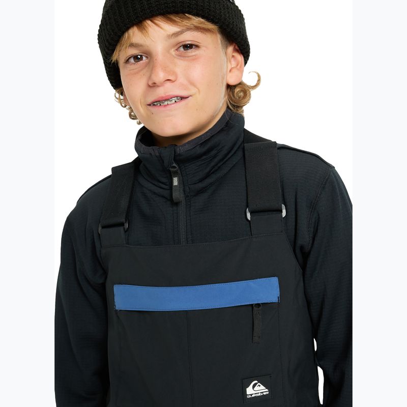 Vaikiškos snieglenčių kelnės Quiksilver Mash Up Bib true black 5