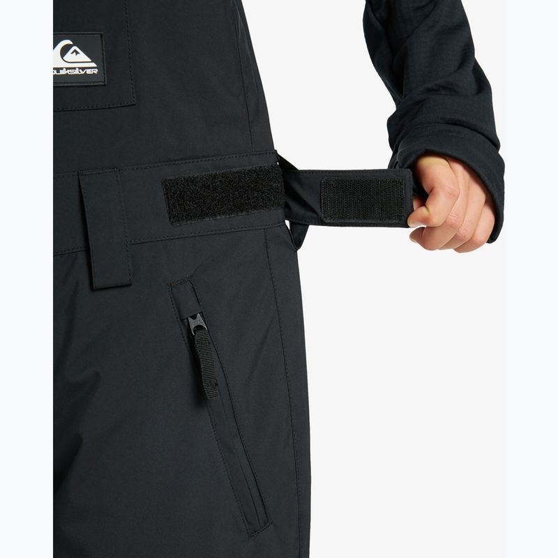 Vaikiškos snieglenčių kelnės Quiksilver Mash Up Bib true black 7