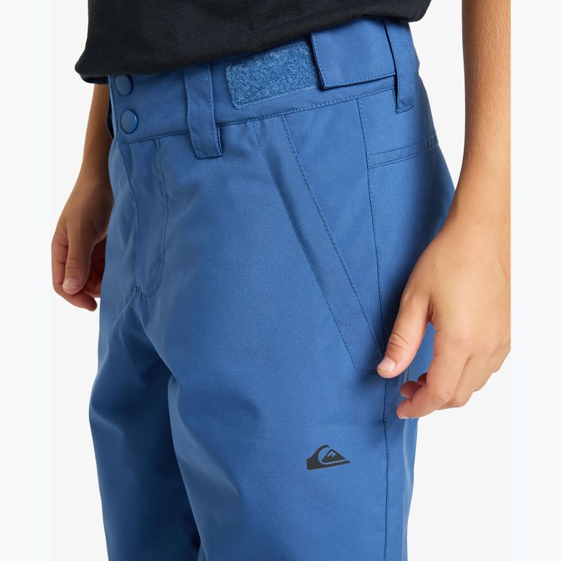 Vaikiškos snieglenčių kelnės Quiksilver Estate true navy 6