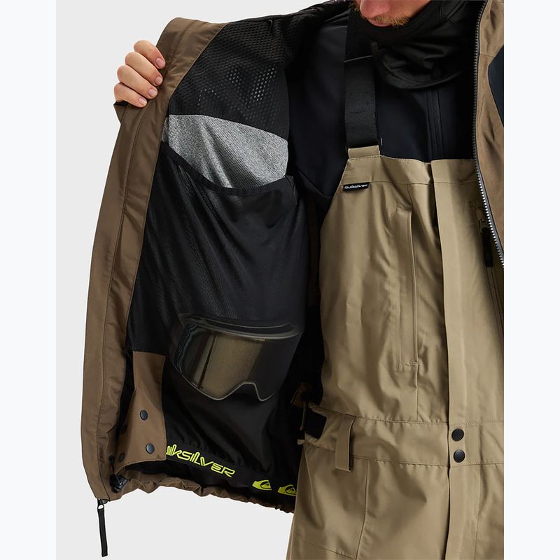 Vaikiška snieglenčių striukė Quiksilver Forever Stretch GTX canteen 12