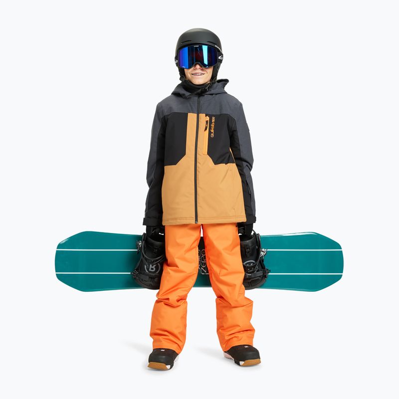 Vaikiškos snieglenčių kelnės Quiksilver Estate orange peel 2