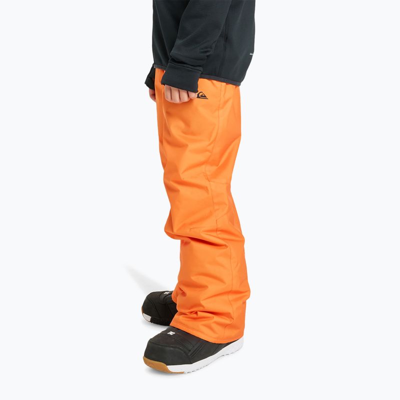 Vaikiškos snieglenčių kelnės Quiksilver Estate orange peel 4