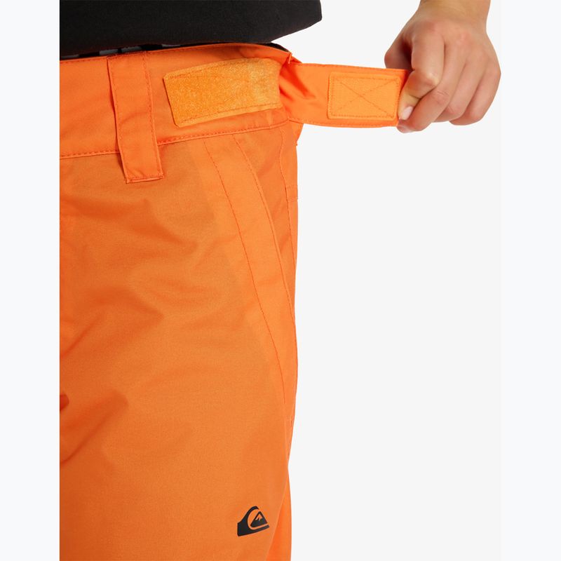 Vaikiškos snieglenčių kelnės Quiksilver Estate orange peel 6