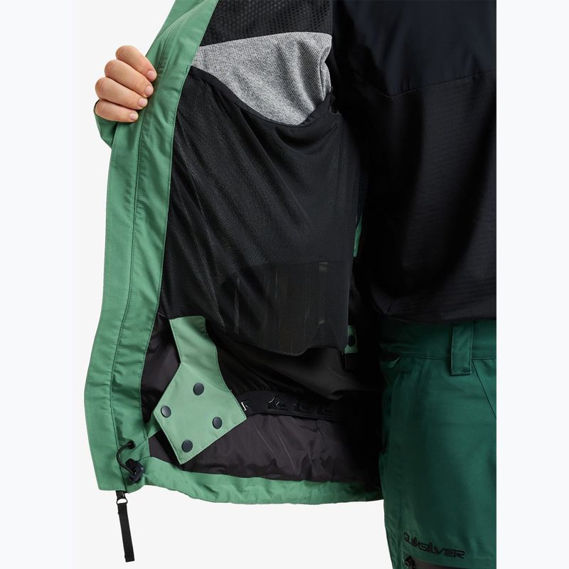 Vaikiška snieglenčių striukė Quiksilver Forever Stretch GTX dark ivy 14