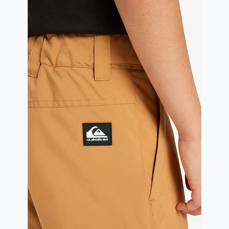 Vaikiškos snieglenčių kelnės Quiksilver Estate almond 8