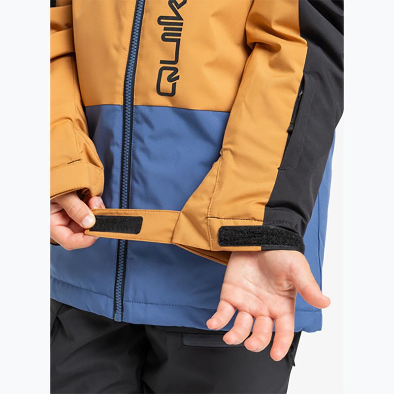 Vaikiška snieglenčių striukė Quiksilver Side Hit Block true navy 5