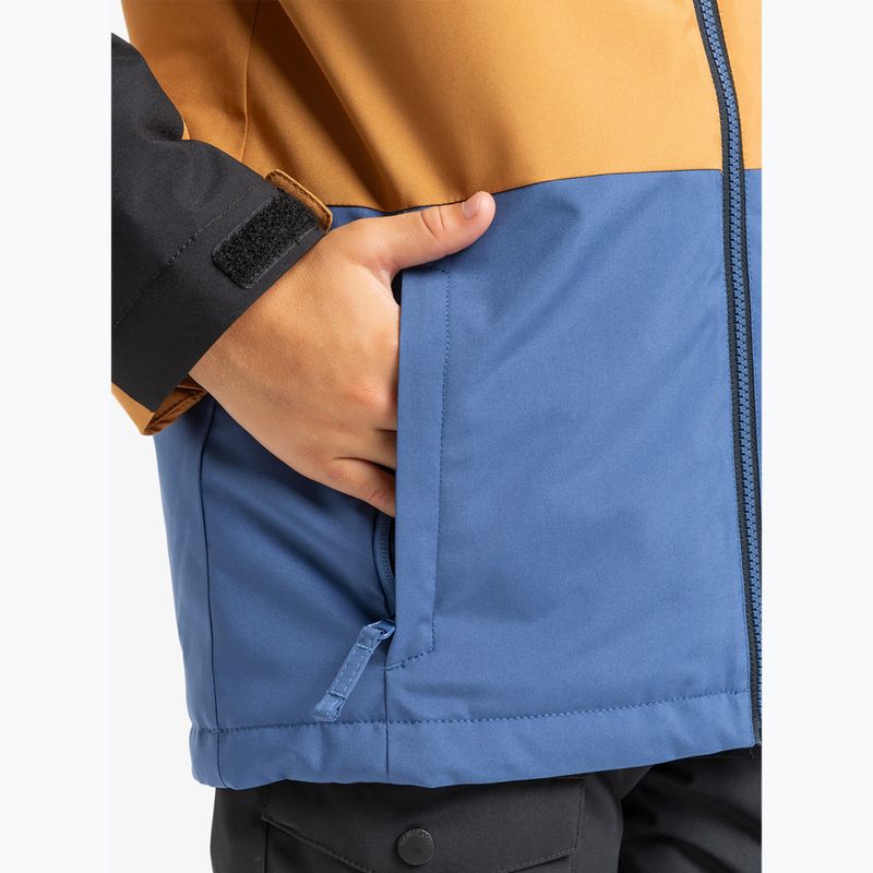 Vaikiška snieglenčių striukė Quiksilver Side Hit Block true navy 7