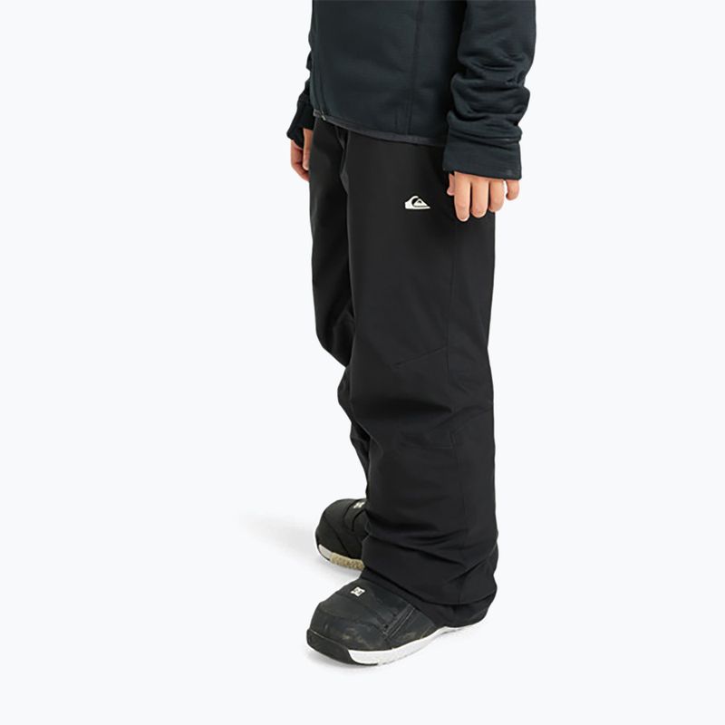Vaikiškos snieglenčių kelnės Quiksilver Estate true black 4
