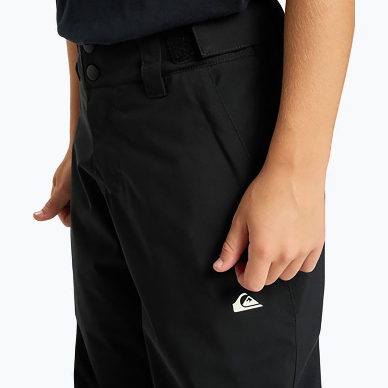Vaikiškos snieglenčių kelnės Quiksilver Estate true black 5