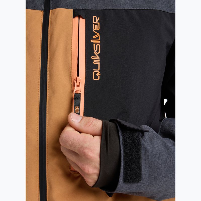 Vyriška snieglenčių striukė Quiksilver Dawson true black 7