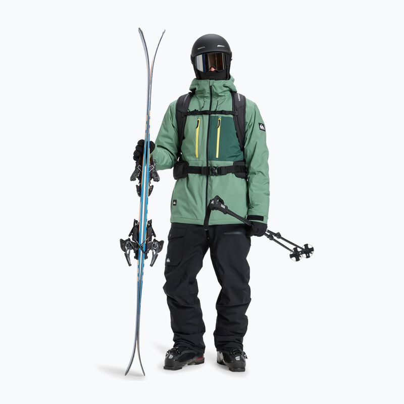 Vyriška snieglenčių striukė Quiksilver Sycamore Solid 20K dark ivy 2