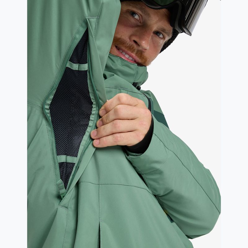 Vaikiška snieglenčių striukė Quiksilver Sycamore Solid 20K dark ivy 9