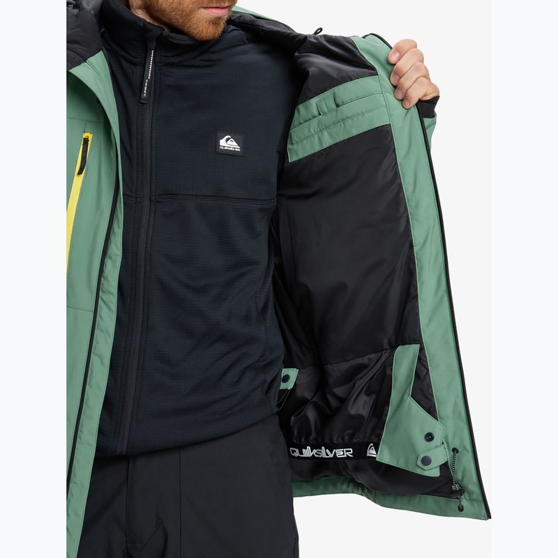 Vaikiška snieglenčių striukė Quiksilver Sycamore Solid 20K dark ivy 13