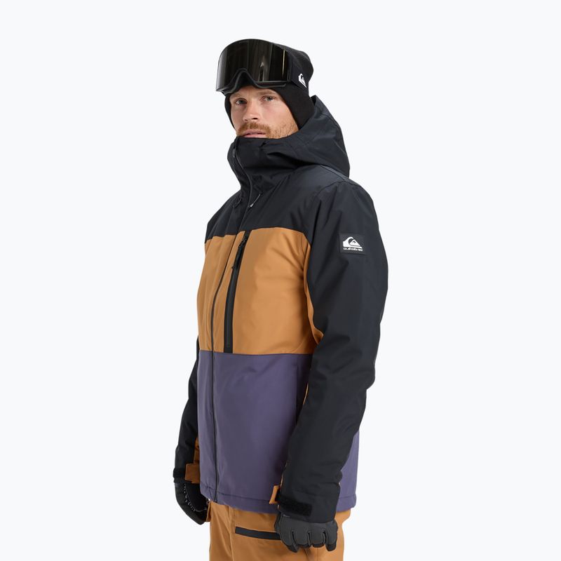 Vyriška snieglenčių striukė Quiksilver Sycamore Block 20K dark ivy 4