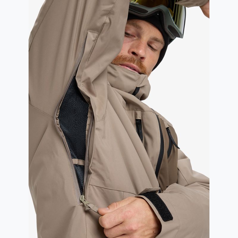 Vyriška snieglenčių striukė Quiksilver Sycamore Solid 20K fallen rock 7