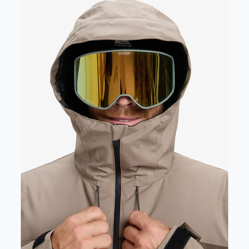 Vyriška snieglenčių striukė Quiksilver Sycamore Solid 20K fallen rock 8