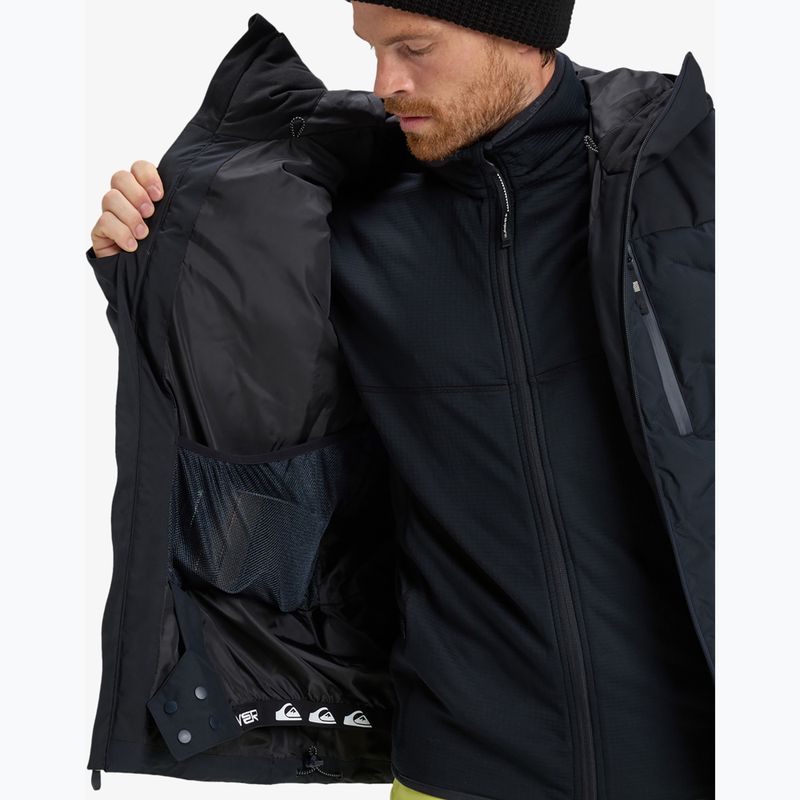 Vyriška snieglenčių striukė Quiksilver The Edge true black 14