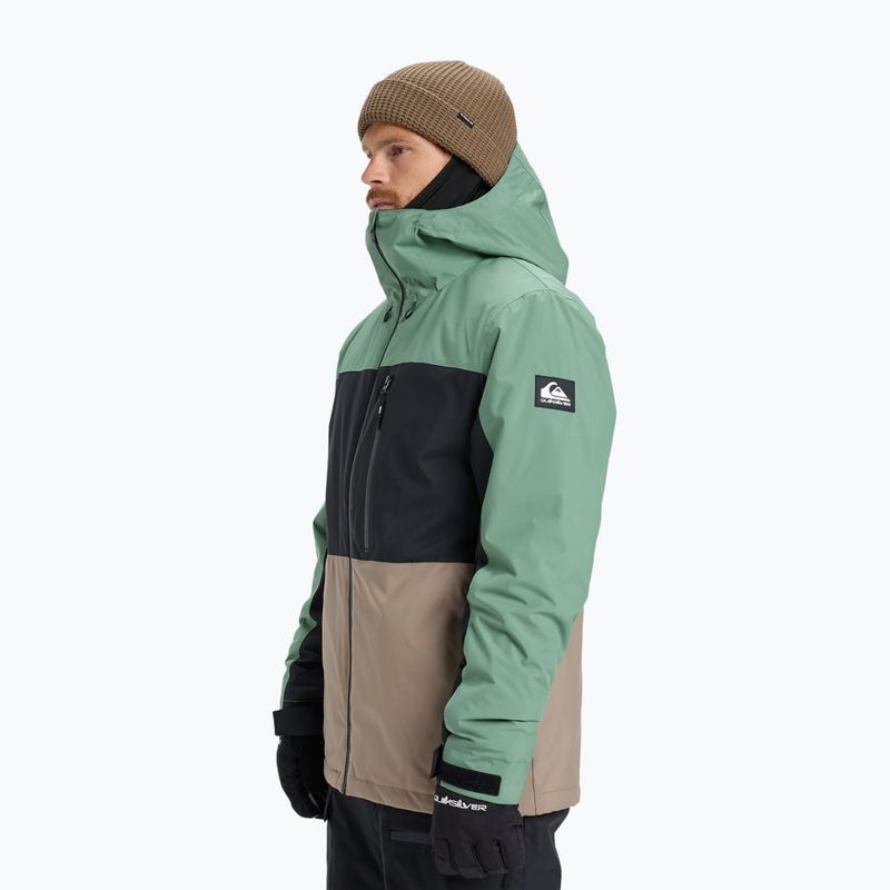 Vyriška snieglenčių striukė Quiksilver Sycamore Block 20K dark ivy 4