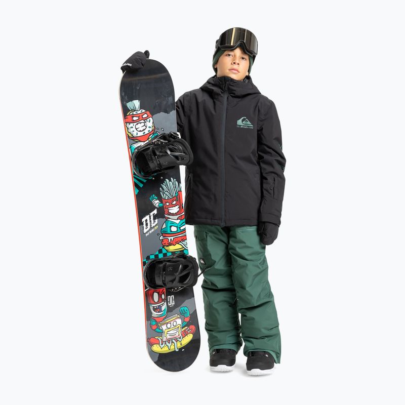 Vaikiška snieglenčių striukė Quiksilver Mission true black 2