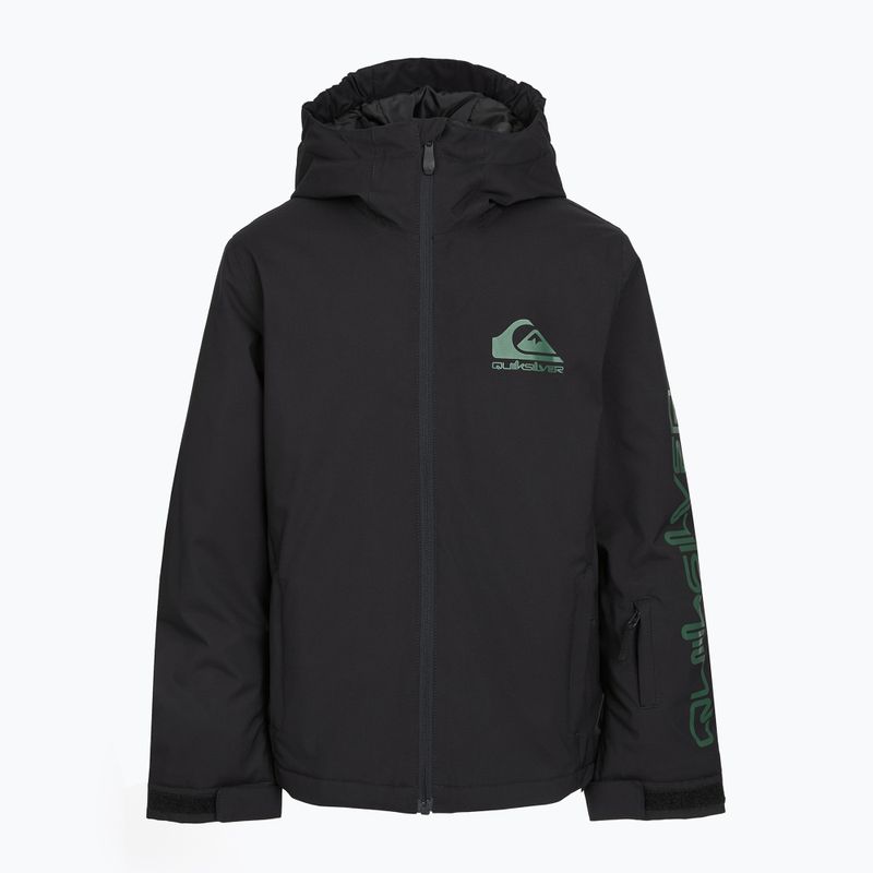 Vaikiška snieglenčių striukė Quiksilver Mission true black 9