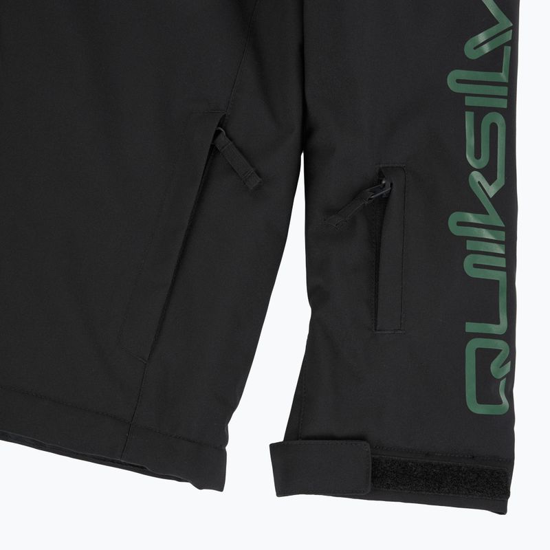 Vaikiška snieglenčių striukė Quiksilver Mission true black 12