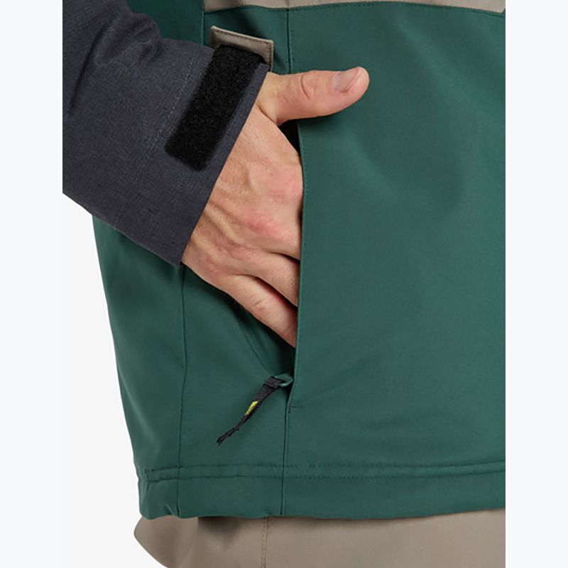 Vyriška snieglenčių striukė Quiksilver Dawson trekking green 9