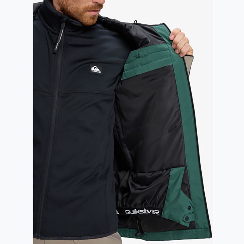 Vyriška snieglenčių striukė Quiksilver Dawson trekking green 13