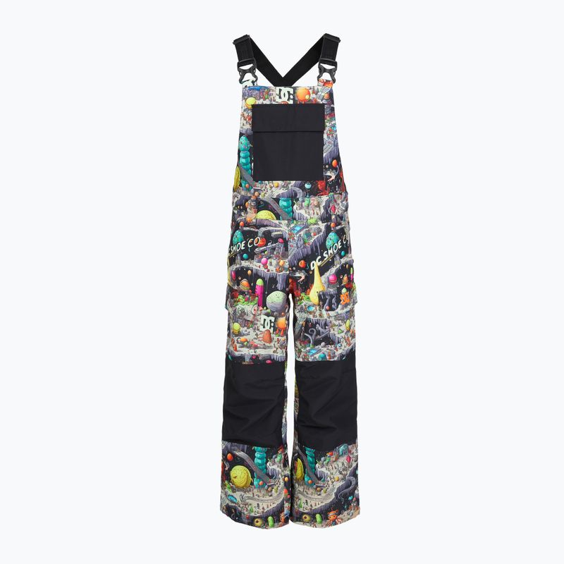 Vaikiškos slidinėjimo kelnės DC Roadblock Youth Bib outer world black 3