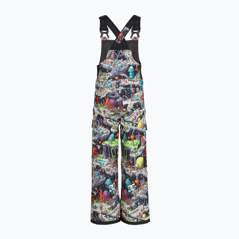 Vaikiškos slidinėjimo kelnės DC Roadblock Youth Bib outer world black 4