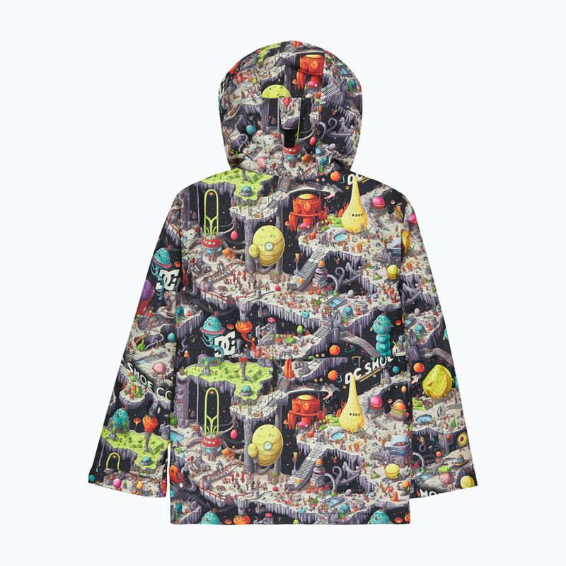 Vaikiška snieglentės striukė DC Basis Print Youth outer world black 4