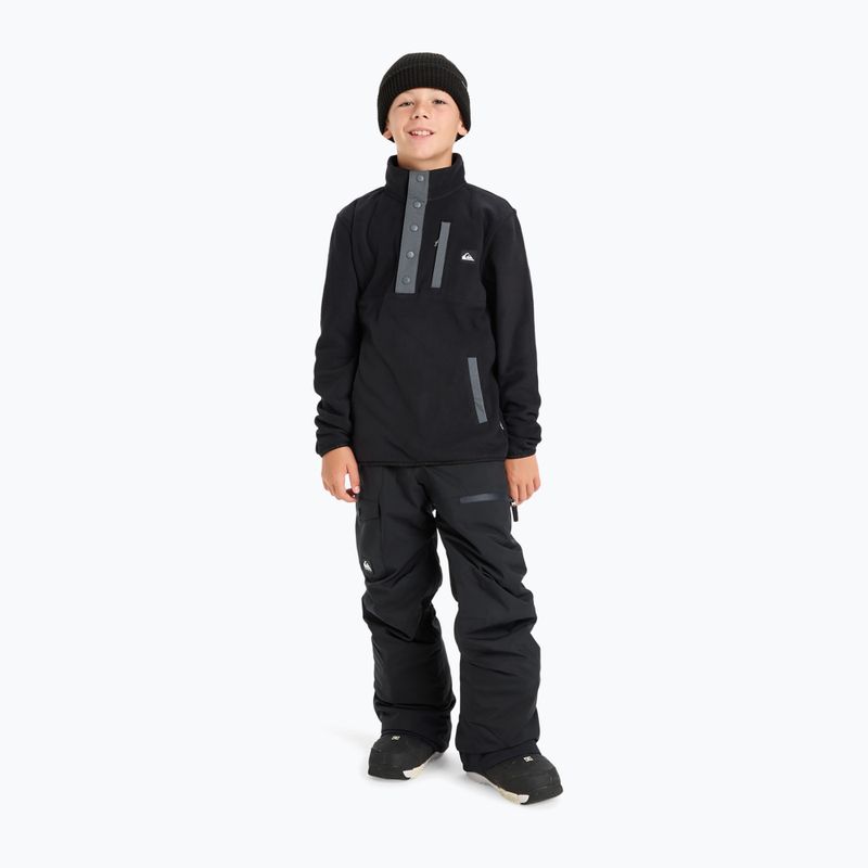 Vaikiškas flisinis džemperis Quiksilver No Destination Half Zip black 2