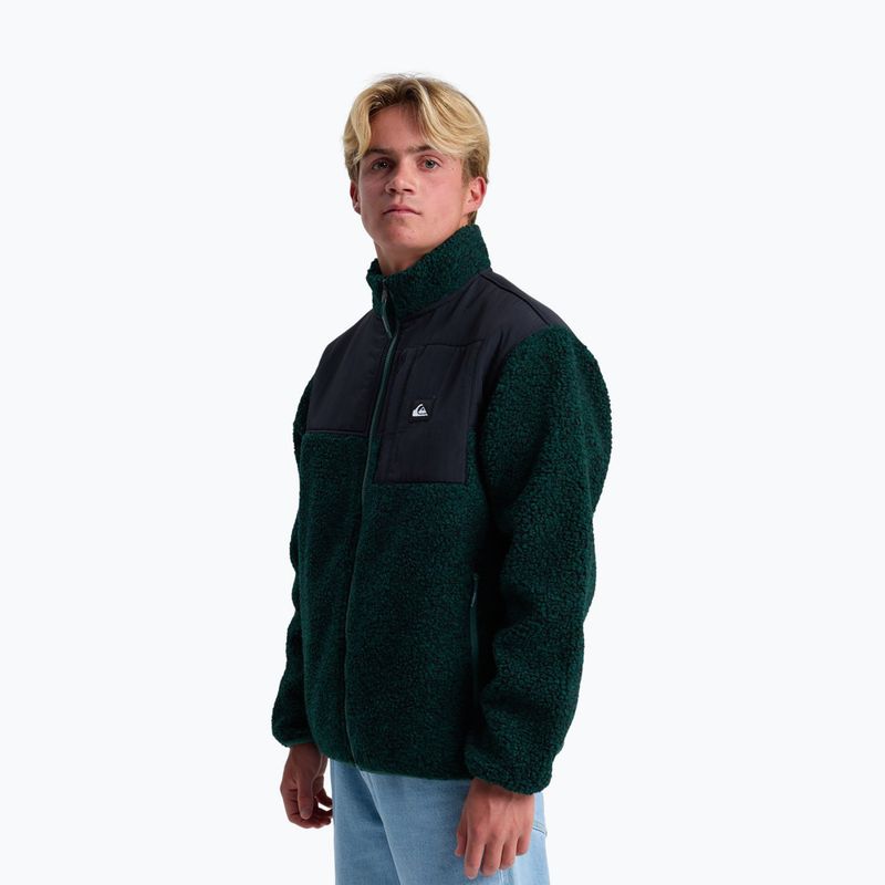 Vyriškas flisinis džemperis Quiksilver Sallow Water Full Zip Indian Ink Heather 4