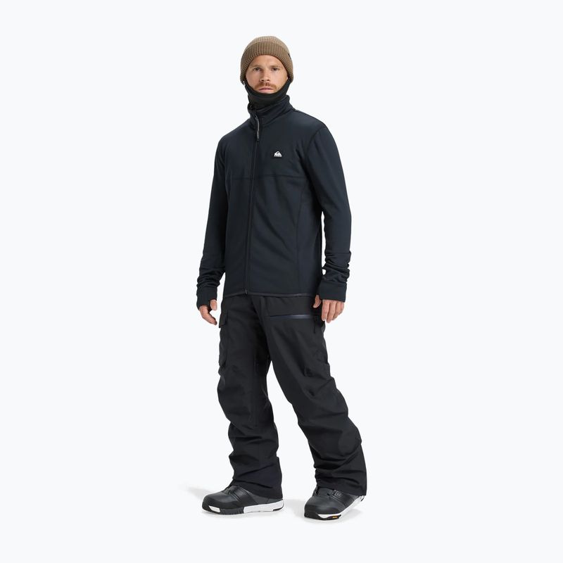 Vyriškas snieglenčių džemperis Quiksilver Steep Point Full Zip Fleece true black 2
