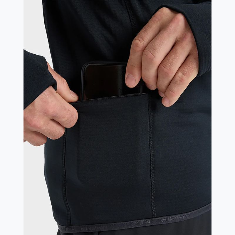 Vyriškas snieglenčių džemperis Quiksilver Steep Point Full Zip Fleece true black 5