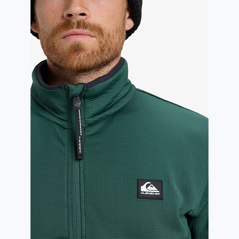 Vyriškas snieglenčių džemperis Quiksilver Steep Point Full Zip Fleece trekking green 7