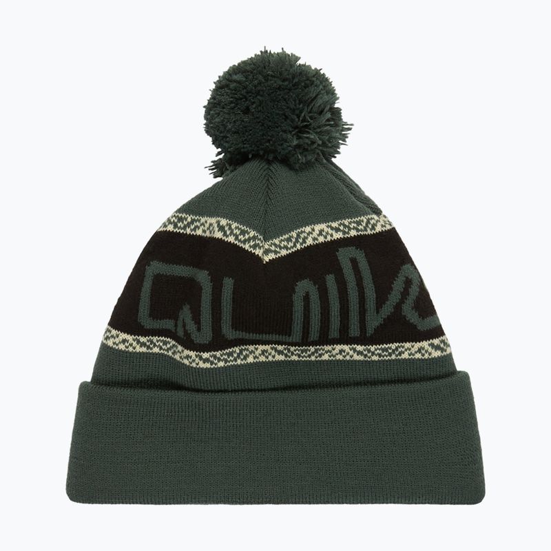 Vyriška žieminė kepurė Quiksilver Summit Beanie trekking green 2