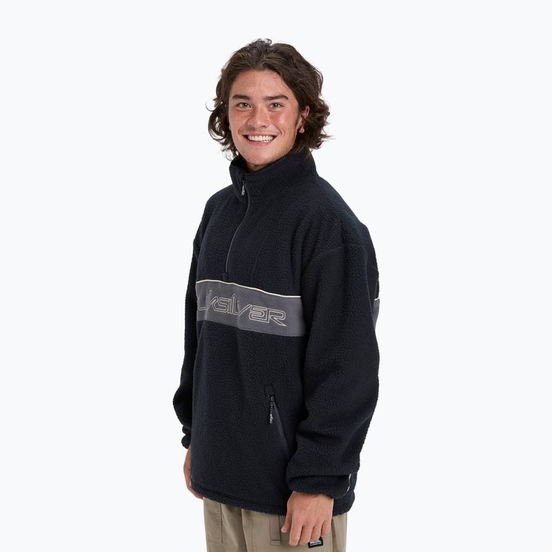 Vyriškas snieglenčių džemperis Quiksilver Omni Sherpa Half Zip black 4