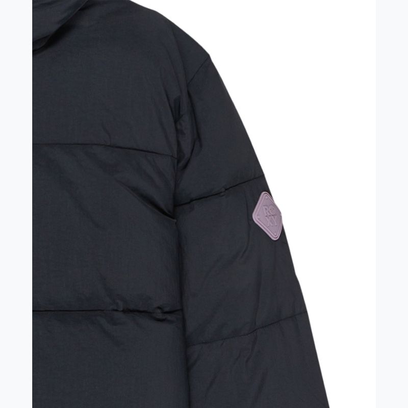 Vaikiška sniego lenktynių striukė ROXY Groovy Baby Puffer anthracite 3