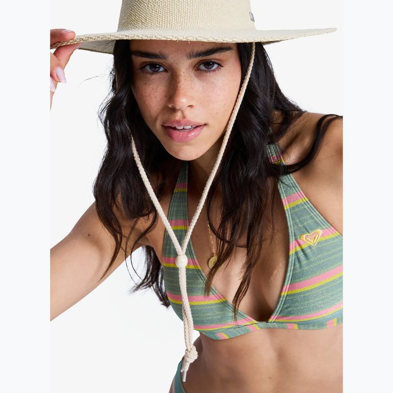 Maudymosi kostiumėlio viršus ROXY Ocean Dreamer Fixed Tri oil green say it with stripes 6